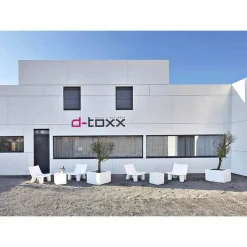 SLIDE Sessel Kunststoff|Moderne Sessel-Außen- / Innenfarbsessel Low Lita in Italien hergestellt