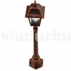 Viadurini Lighting Gartenlampion-Außen niedriger Laternenpfahl aus Aluminium, hergestellt in Italien, Aquilina