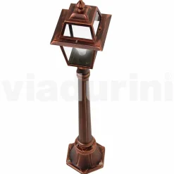 Viadurini Lighting Gartenlampion-Außen niedriger Laternenpfahl aus Aluminium, hergestellt in Italien, Kristel