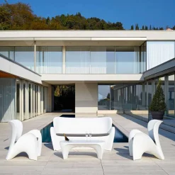 Myyour Garten Beistelltisch|Moderne Couchtische-Außen- oder Innen-Couchtisch mit Spumantiera, 2-teiliges Design - Lily von