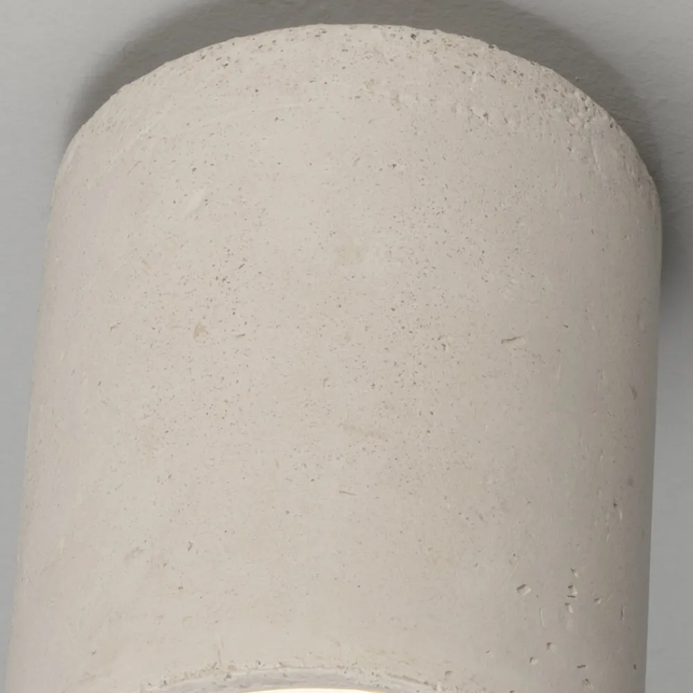 Toscot Design Beleuchtung-Außen-Deckenlampe aus farbigem Ton, handgefertigt in Italien - Hans