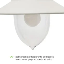 Viadurini Lighting Gartenlaternen-Außendeckenleuchte aus Aluminium im Vintage-Stil, hergestellt in Italien – Cassandra