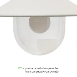 Viadurini Lighting Gartenlaternen-Außendeckenleuchte aus Aluminium im Vintage-Stil, hergestellt in Italien – Cassandra