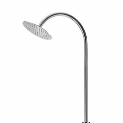 Viadurini in the Garden Gartendusche-Außenduschsäule aus verchromtem Stahl mit Mixer Made in Italy - Norton