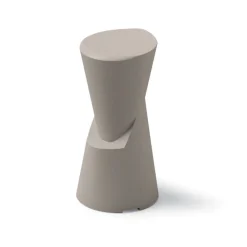 Viadurini in the Garden Outdoor Hocker-Außenhocker aus Polyethylen 7 Farben Made in Italy - Creme