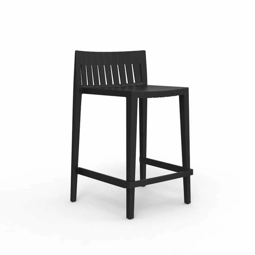 Vondom Outdoor Hocker-Außenhocker Spritz von aus Polypropylen mit Glasfaser, 4 Stück