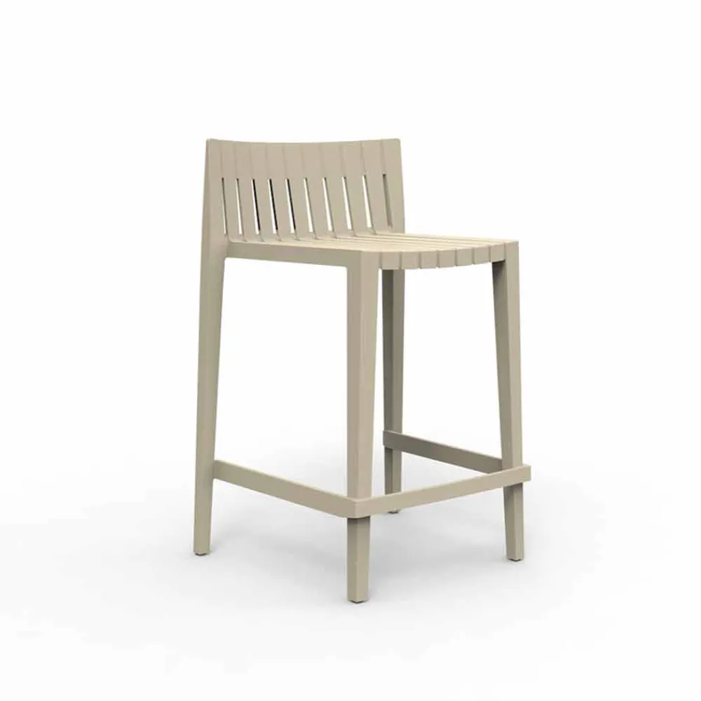 Vondom Outdoor Hocker-Außenhocker Spritz von aus Polypropylen mit Glasfaser, 4 Stück