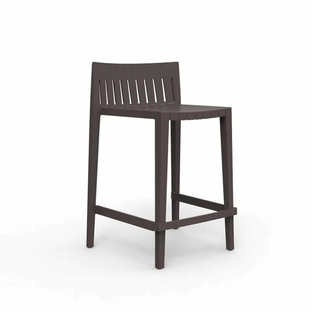 Vondom Outdoor Hocker-Außenhocker Spritz von aus Polypropylen mit Glasfaser, 4 Stück