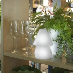 Viadurini Lighting Design Beleuchtung-Außenlampe aus Polyethylen RGB-LED-Licht Made in Italy - Marisol