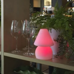 Viadurini Lighting Design Beleuchtung-Außenlampe aus Polyethylen RGB-LED-Licht Made in Italy - Marisol