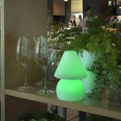 Viadurini Lighting Design Beleuchtung-Außenlampe aus Polyethylen RGB-LED-Licht Made in Italy - Marisol