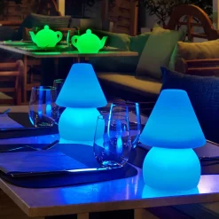 Viadurini Lighting Design Beleuchtung-Außenlampe aus Polyethylen RGB-LED-Licht Made in Italy - Marisol