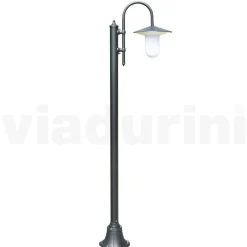 Viadurini Lighting Gartenlampion-Außenlampe im Vintage-Stil aus anthrazitfarbenem Aluminium, hergestellt in Italien – Belen