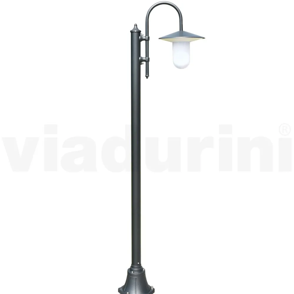 Viadurini Lighting Gartenlampion-Außenlampe im Vintage-Stil aus anthrazitfarbenem Aluminium, hergestellt in Italien – Belen