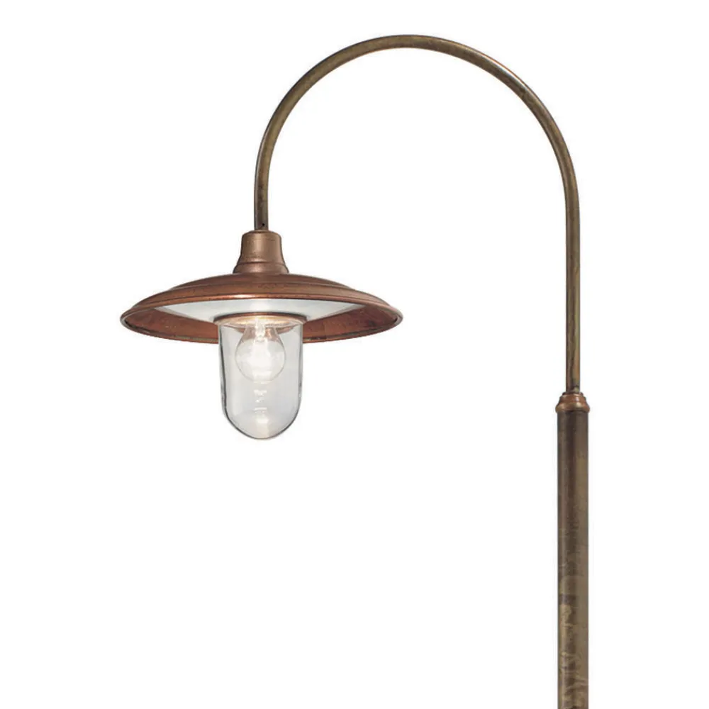 Viadurini Lighting Gartenlampion-Außenlampe mit Messingrahmen, hergestellt in Italien – Schnecke