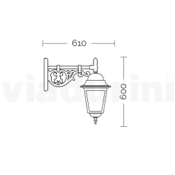 Viadurini Lighting Gartenlaternen-Außenlaterne aus Glas und Aluminium in 5 verschiedenen Ausführungen - Alchemist
