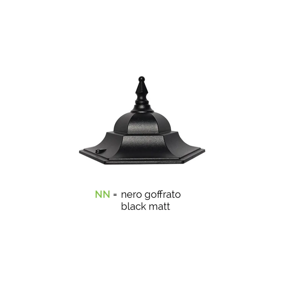 Viadurini Lighting Gartenlaternen-Außenlaterne im Vintage-Stil aus Aluminium, hergestellt in Italien – Janira