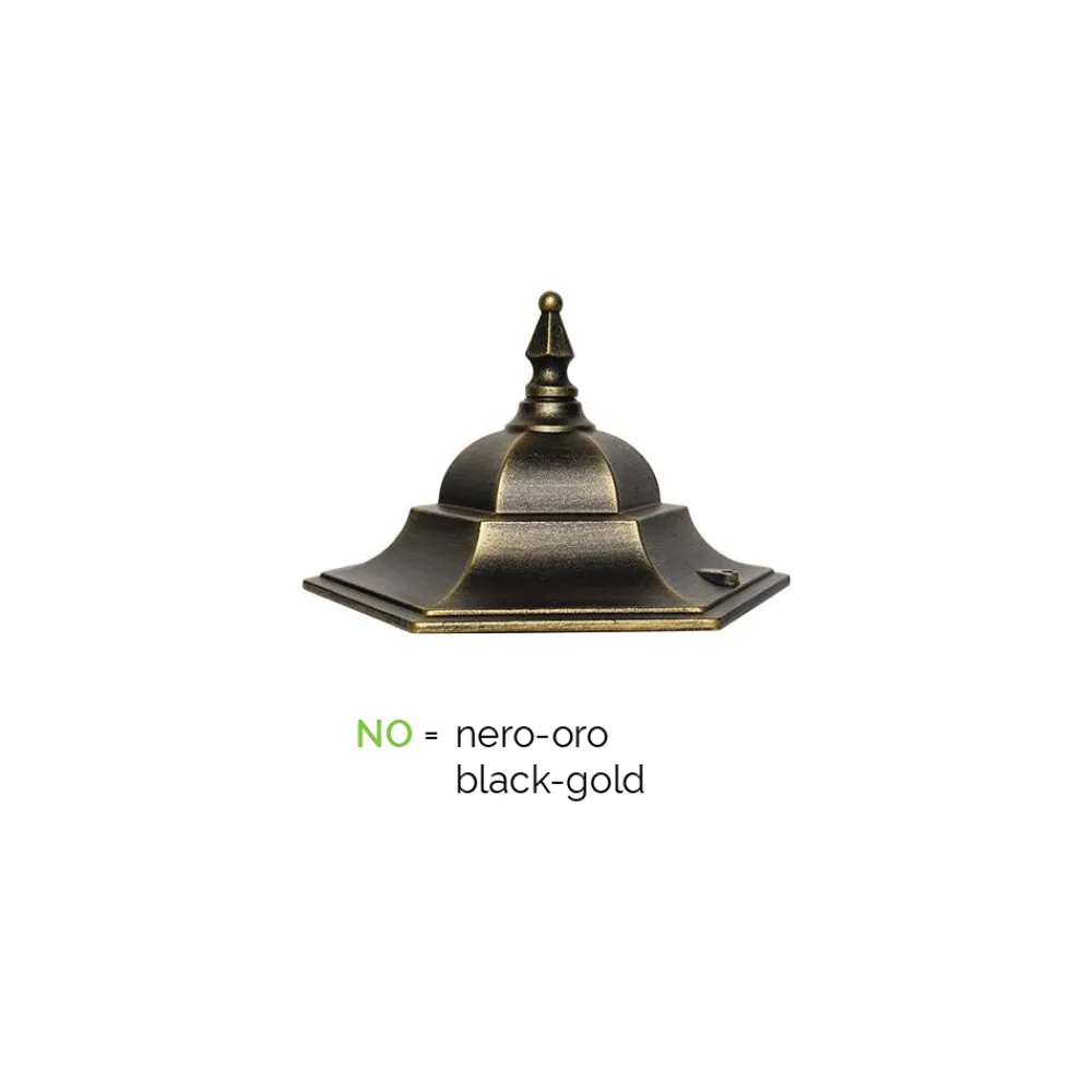 Viadurini Lighting Gartenlaternen-Außenlaterne im Vintage-Stil aus Aluminium, hergestellt in Italien – Janira