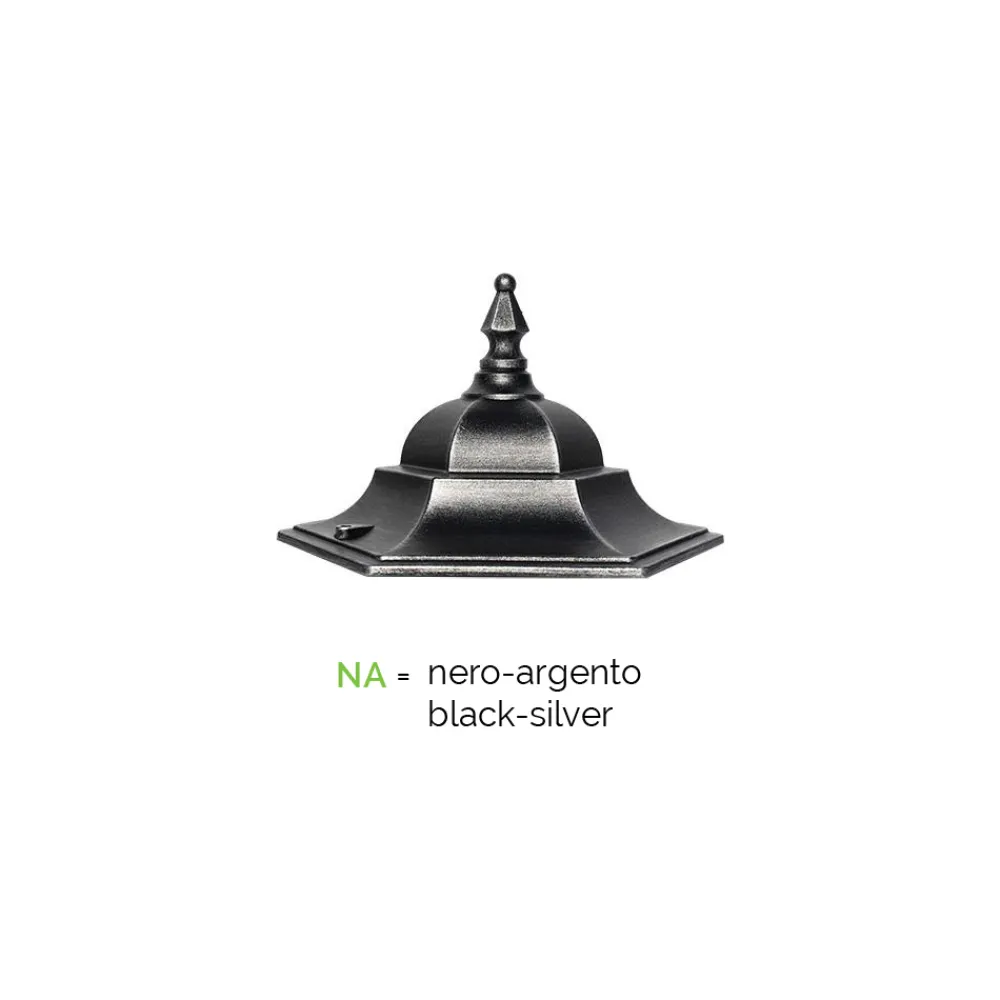 Viadurini Lighting Gartenlaternen-Außenlaterne im Vintage-Stil aus Aluminium, hergestellt in Italien – Janira