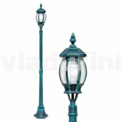 Viadurini Lighting Gartenlampion-Außenlaternenpfahl aus Aluminiumdruckguss, made in Italy, Anika