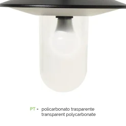 Viadurini Lighting Garten-Wandlampen-Außenleuchte aus anthrazitgrauem Aluminium, hergestellt in Italien – Belen