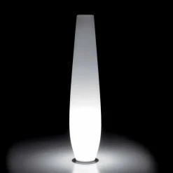 Viadurini in the Garden Lichtmöbel-Außenleuchtvase mit LED-Licht aus Polyethylen Made in Italy - Nadai