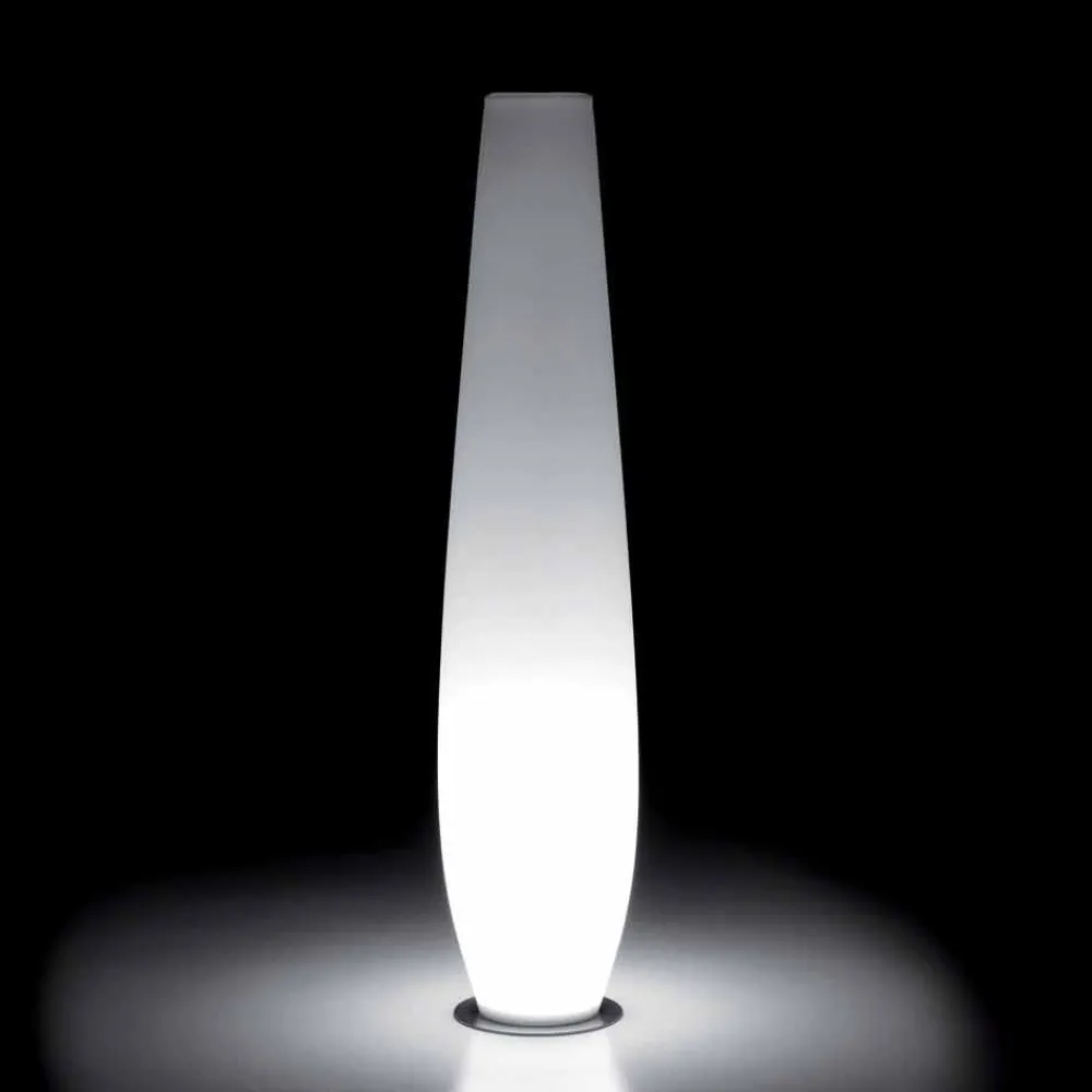 Viadurini in the Garden Lichtmöbel-Außenleuchtvase mit LED-Licht aus Polyethylen Made in Italy - Nadai