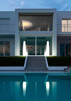 Viadurini in the Garden Lichtmöbel-Außenleuchtvase mit LED-Licht aus Polyethylen Made in Italy - Nadai