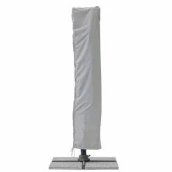 Viadurini in the Garden Gartenschirm-Außenschirm, 3x3 mit hellgrauem Stoff und anthrazitfarbener Struktur - Dalton