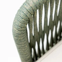 Viadurini in the Garden Holzsessel-Außensessel aus Teakholz und Polyethylengewebe - Jhon