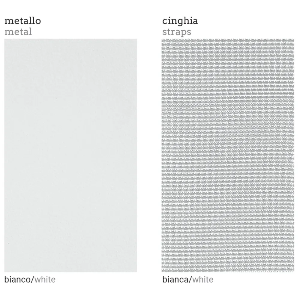 Viadurini in the Garden Gartensofas-Außensessel mit rechter Ecke aus Aluminium und Gurten Made in Italy - Juliediv