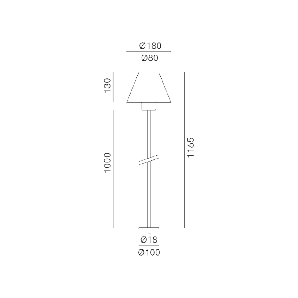 Viadurini Lighting Design Beleuchtung-Außenstehlampe aus Messing und Kupfer, hergestellt in Italien – Sword