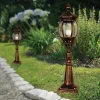 Viadurini Lighting Gartenlampion-Außenstehlampe im Vintage-Stil aus Aluminium, hergestellt in Italien – Leona