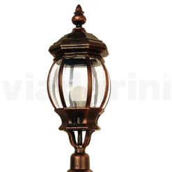 Viadurini Lighting Gartenlampion-Außenstehlampe im Vintage-Stil aus Aluminium, hergestellt in Italien – Leona