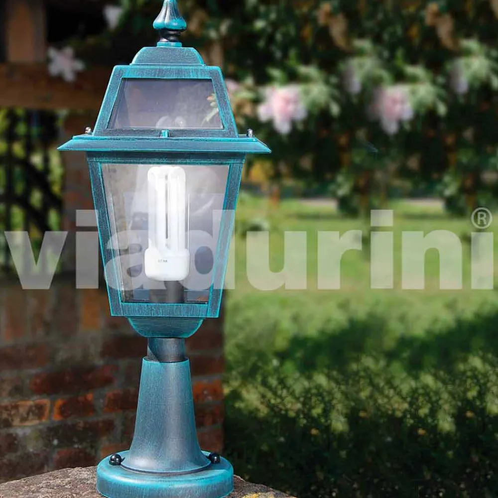 Viadurini Lighting Gartenlaternen-Außenstehleuchte aus Aluminium, made in Italy, Kristel