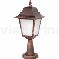 Viadurini Lighting Gartenlaternen-Außenstehleuchte aus Aluminium, hergestellt in Italien, Aquilina