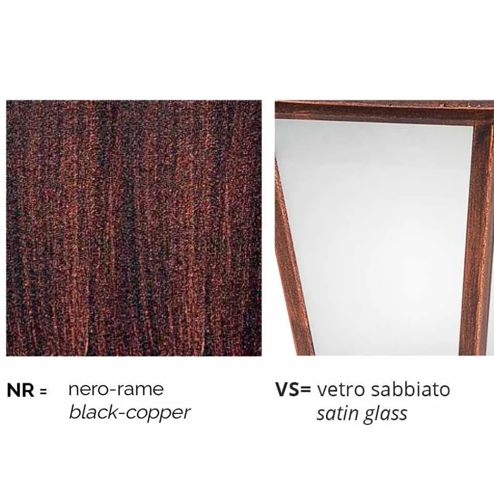 Viadurini Lighting Gartenlaternen-Außenstehleuchte aus Aluminium, hergestellt in Italien, Aquilina