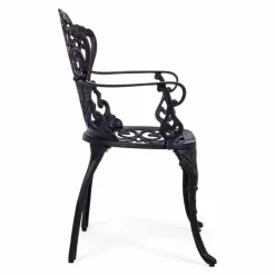 Viadurini in the Garden Gartenstühle Metall-Außenstuhl aus matt lackiertem Aluminium, 2 Stück - Casiro