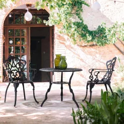 Viadurini in the Garden Gartenstühle Metall-Außenstuhl aus matt lackiertem Aluminium, 2 Stück - Casiro