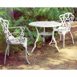 Viadurini in the Garden Gartenstühle Metall-Außenstuhl aus matt lackiertem Aluminium, 2 Stück - Casiro