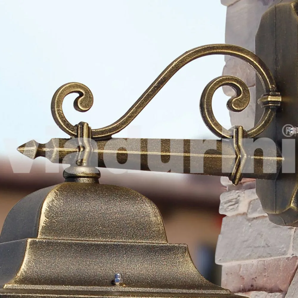 Viadurini Lighting Pendelleuchten Vintage-Außenwandleuchte aus Aluminium, hergestellt in Italien, Aquilina