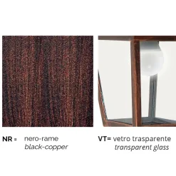 Viadurini Lighting Pendelleuchten Vintage-Außenwandleuchte aus Aluminium, hergestellt in Italien, Aquilina