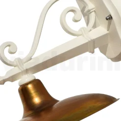 Viadurini Lighting Garten-Wandlampen-Außenwandleuchte aus Aluminium und Messing, hergestellt in Italien – Adela