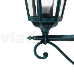 Viadurini Lighting Garten-Wandlampen-Außenwandleuchte aus Aluminium und Glas Made in Italy Vintage - Janira