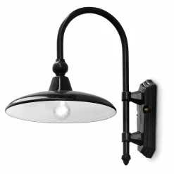 Ferroluce Garten-Wandlampen-Außenwandleuchte aus Aluminium im klassischen Design Made in Italy - Campobasso