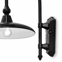 Ferroluce Garten-Wandlampen-Außenwandleuchte aus Aluminium im klassischen Design Made in Italy - Campobasso