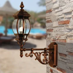 Viadurini Lighting Garten-Wandlampen-Außenwandleuchte aus Aluminium, hergestellt in Italien – Leona