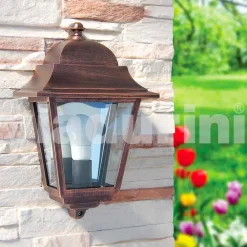 Viadurini Lighting Garten-Wandlampen-Außenwandleuchte aus Aluminium, hergestellt in Italien, Aquilina