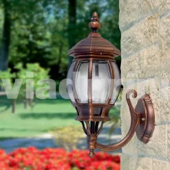 Viadurini Lighting Garten-Wandlampen-Außenwandleuchte aus Aluminium, hergestellt in Italien, Anika