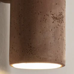 Toscot Garten-Wandlampen-Außenwandleuchte aus farbigem Ton und PMMA Made in Italy - Hans